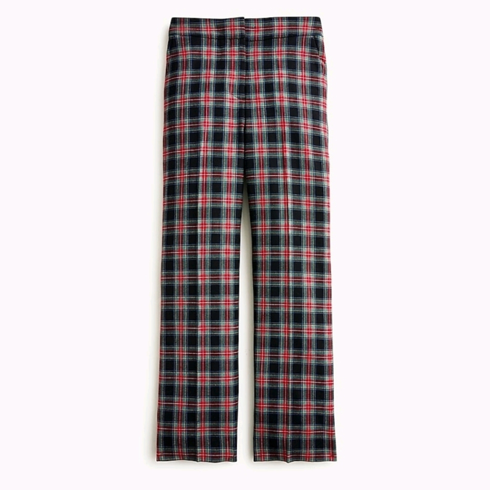 🆕️ J. Crew Petite Hayden Black Tartan Plaid Pants